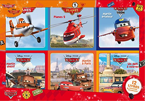 Cars, Planes, Planes 2 : 12 livres, histoires + coloriages