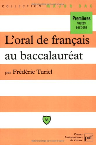 L'oral de français au baccalauréat : textes commentés