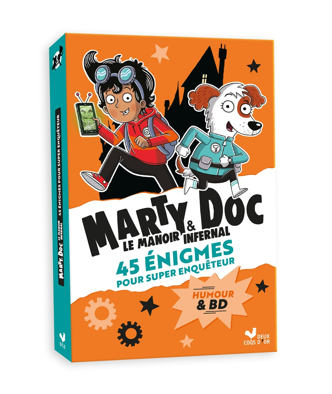 Marty & Doc, le manoir infernal : 45 énigmes pour super enquêteur