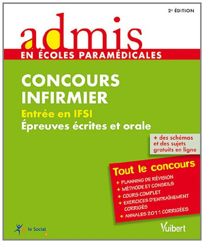Concours infirmier : entrée en IFSI, épreuves écrites et orale