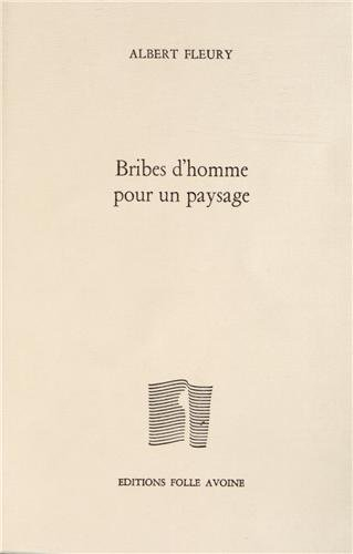 Bribes d'homme pour un paysage