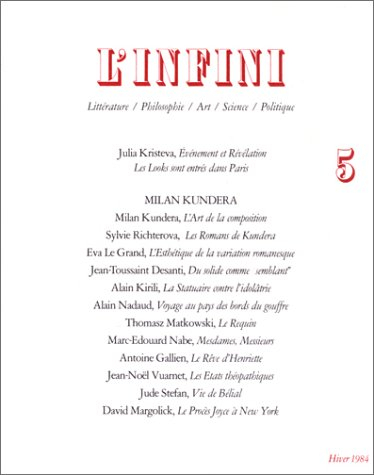 l'infini, numéro 5 : julia kristeva, événement et révélation - les looks sont entrés dans paris.