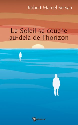 le soleil se couche au-delà de l'horizon