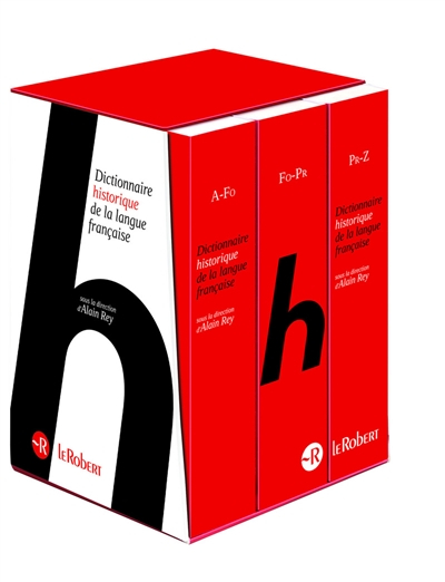 Dictionnaire historique de la langue française