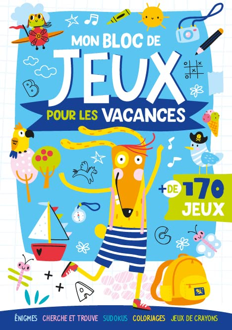 Mon bloc de jeux pour les vacances