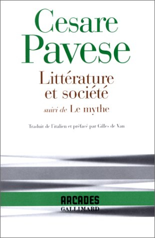 Littérature et société. Le mythe
