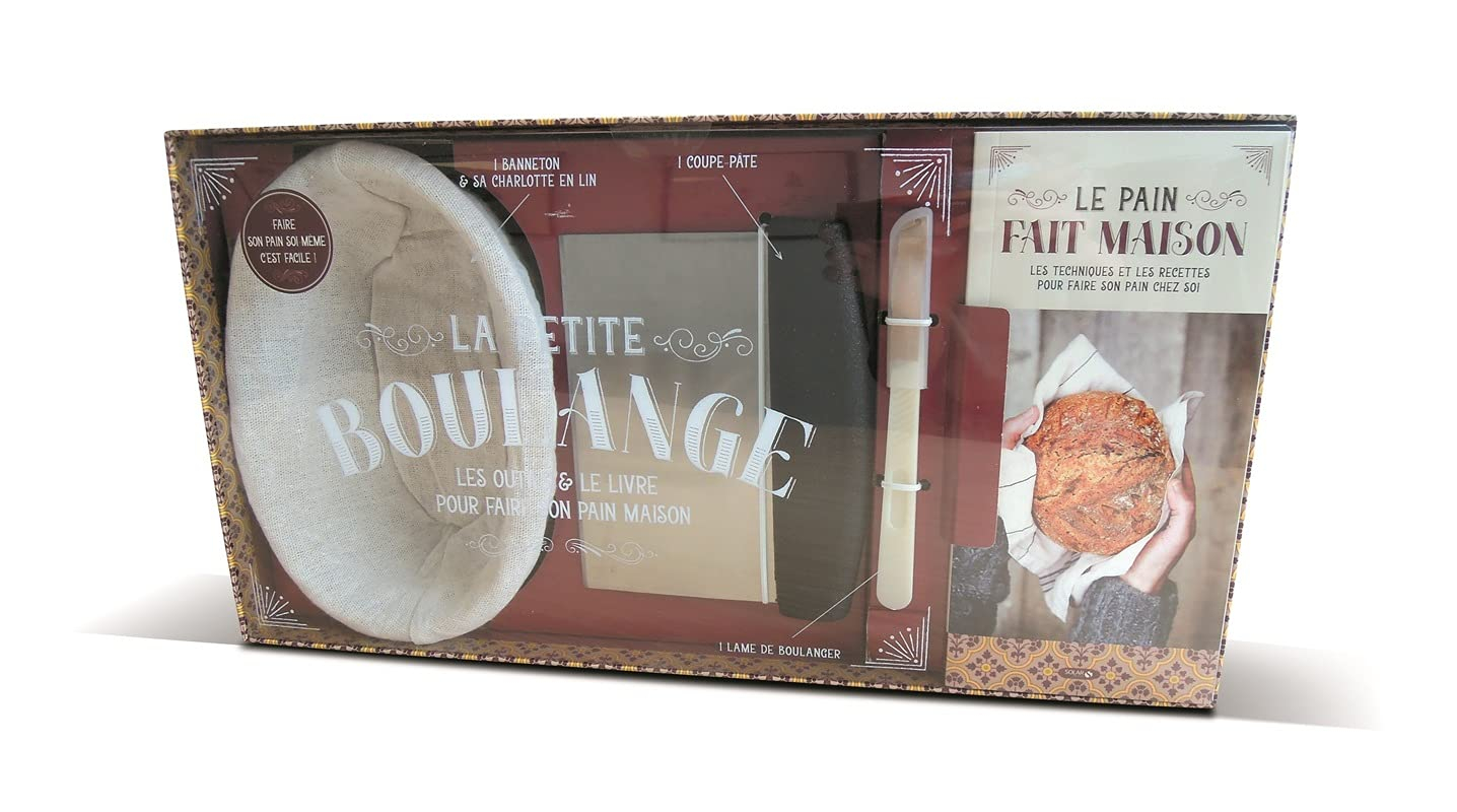 Coffret la petite boulange : les outils & le livre pour faire son pain maison