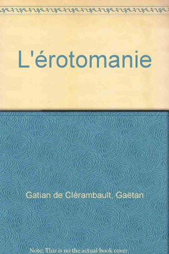 l'érotomanie