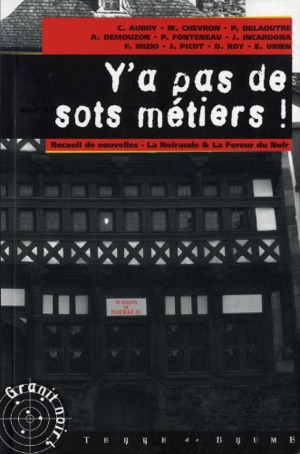 Y'a pas de sots métiers ! : recueil de nouvelles du douzième concours la Noiraude-La fureur du noir