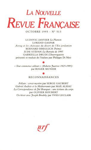 Nouvelle revue française, n° 513