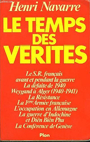 Le Temps des vérités