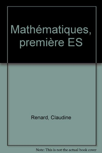 Mathématiques, 1re ES