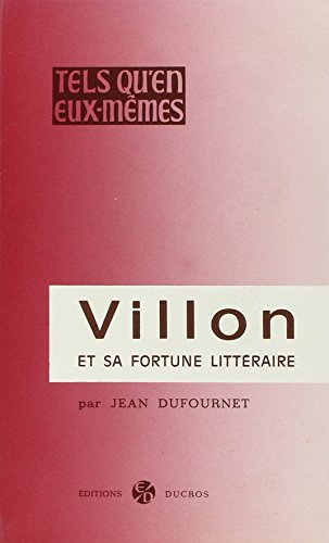 villon et sa fortune litterair