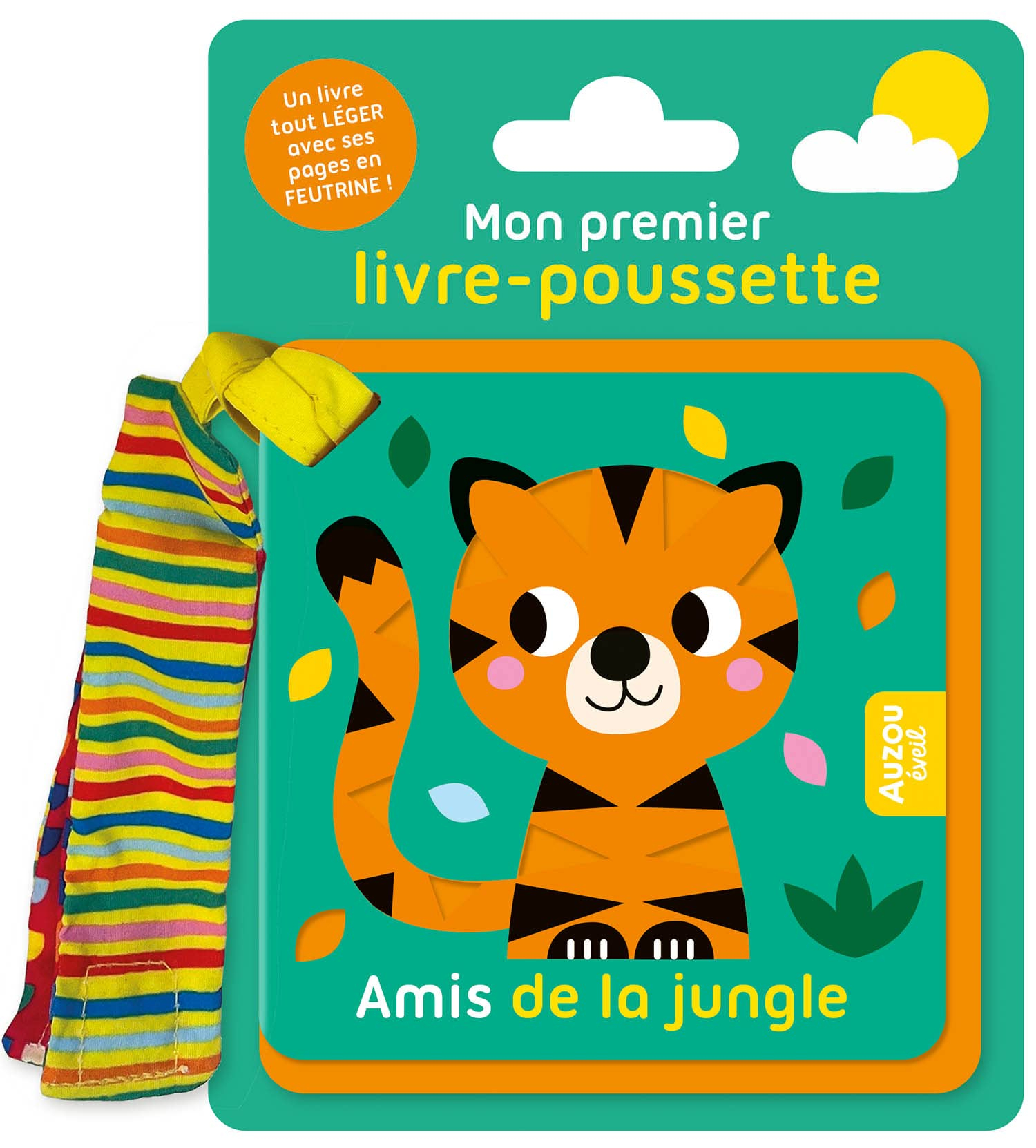 Amis de la jungle : mon premier livre-poussette