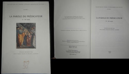 La parole du prédicateur : Ve-XVe siècle
