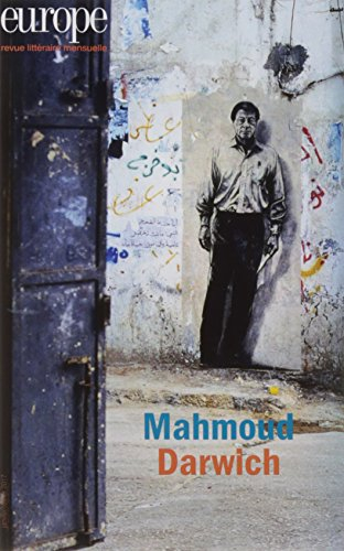 Europe, n° 1053-1054. Mahmoud Darwich