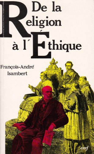 De la religion à l'éthique