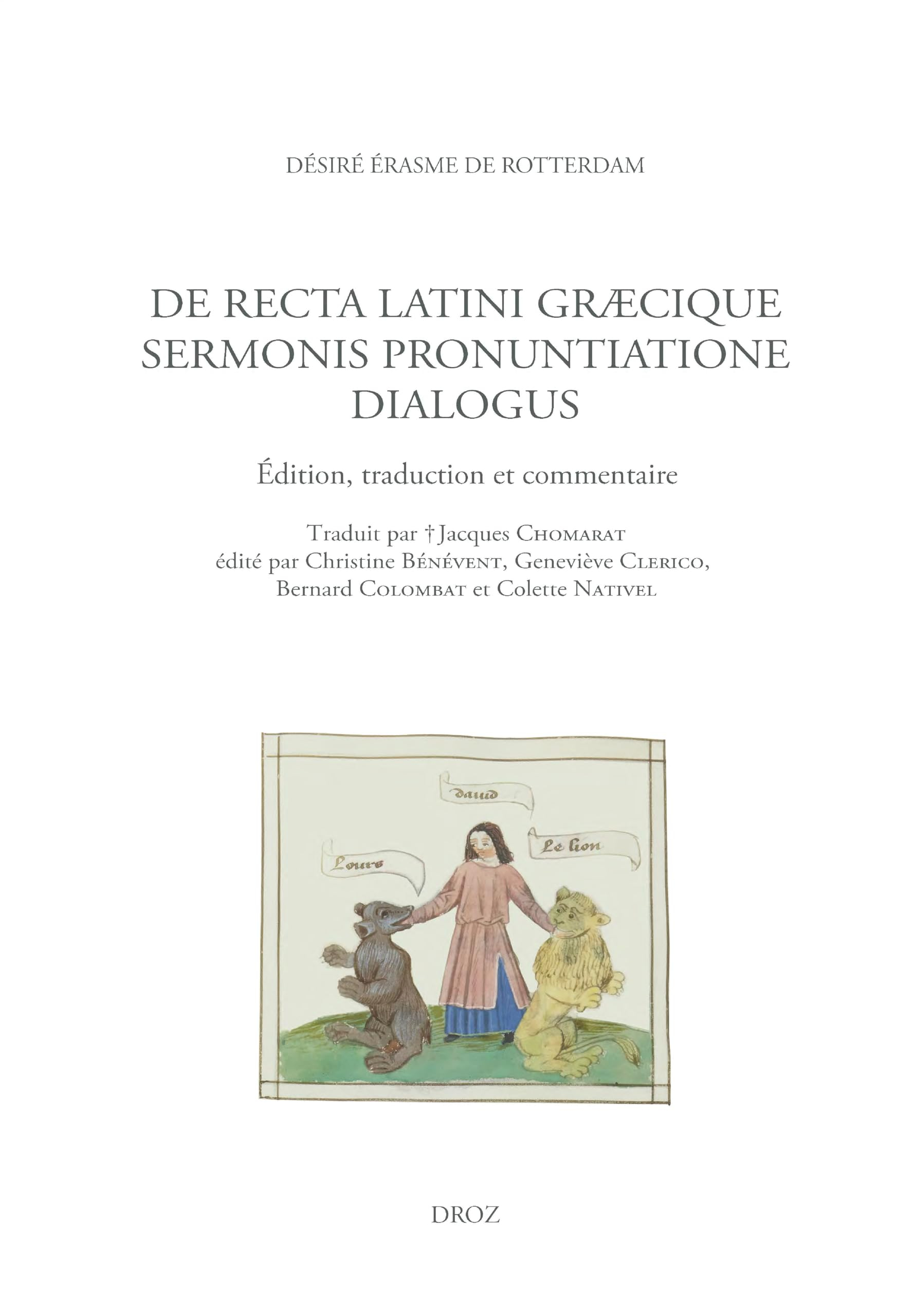 De recta latini graecique sermonis pronuntiatione dialogus : édition, traduction et commentaire