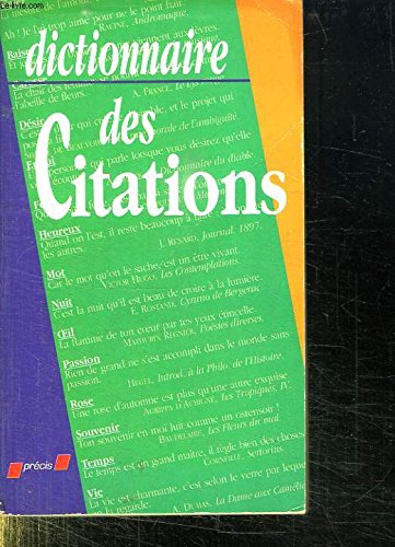 dictionnaire des citations