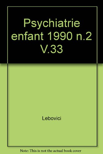psychiatrie enfant 1990 n.2 v.33