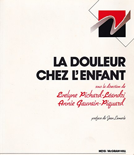 la douleur chez l'enfant