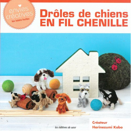 Livre « Drôles de chiens en fil chenille »