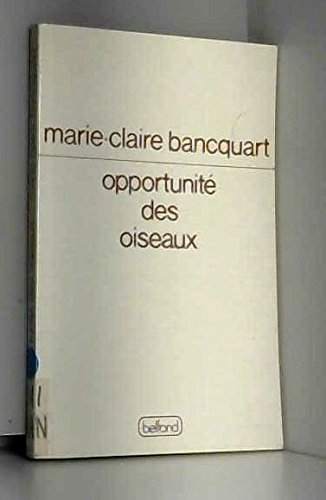 Opportunité des oiseaux