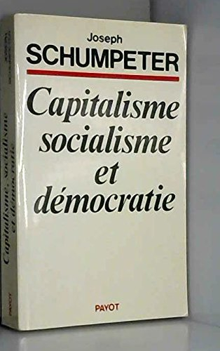 capitalisme, socialisme et démocratie