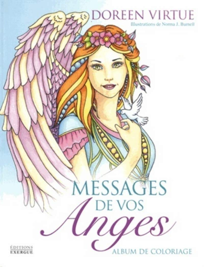 Messages de vos anges : album de coloriage