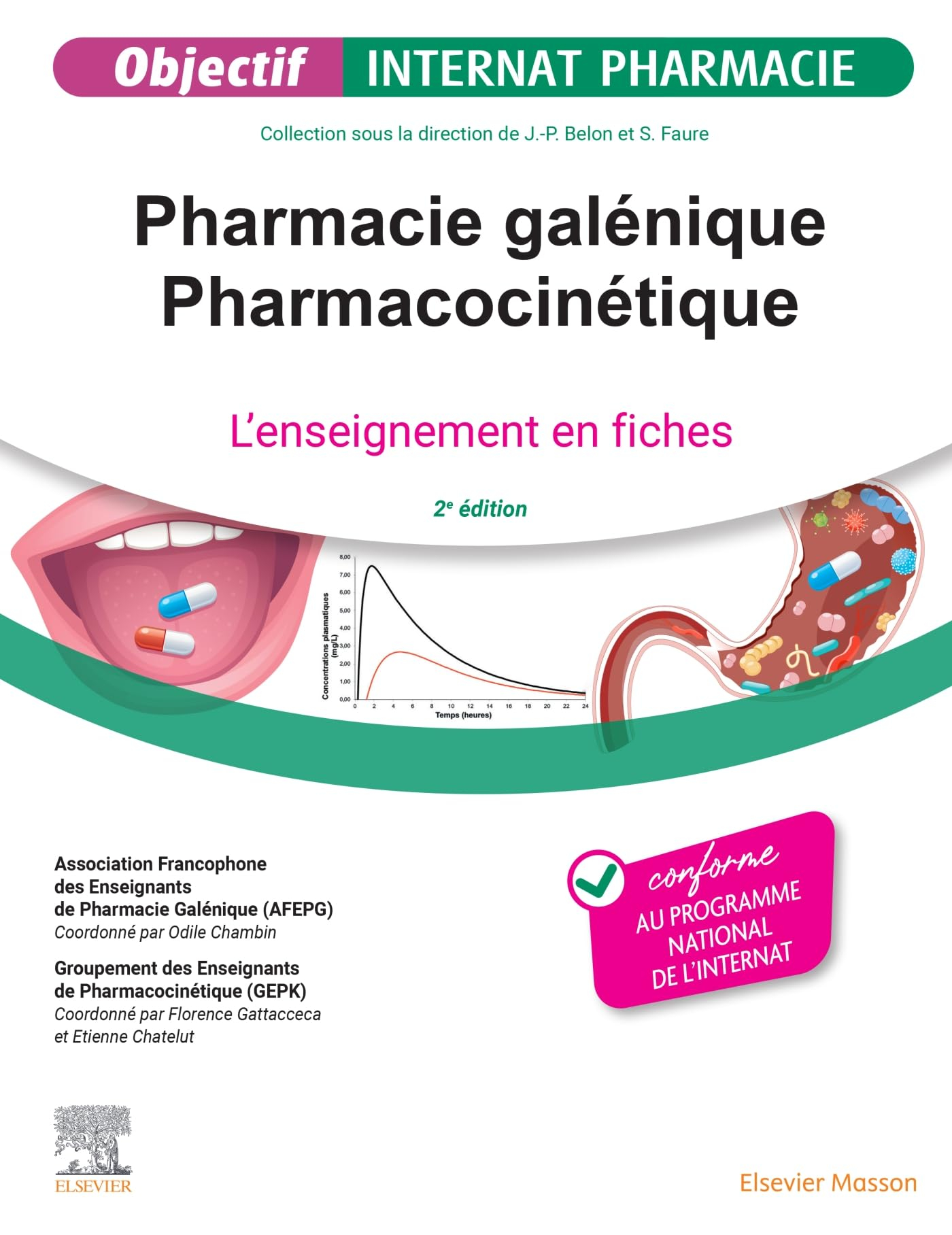 Pharmacie galénique, pharmacocinétique : l'enseignement en fiches : conforme au programme national d