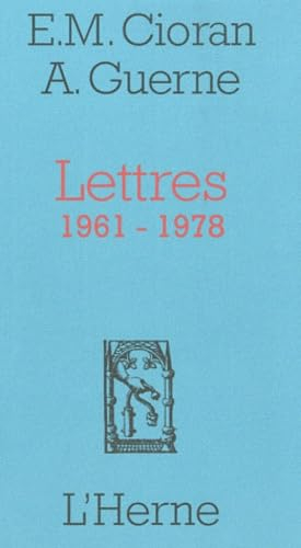 Lettres, 1961-1978