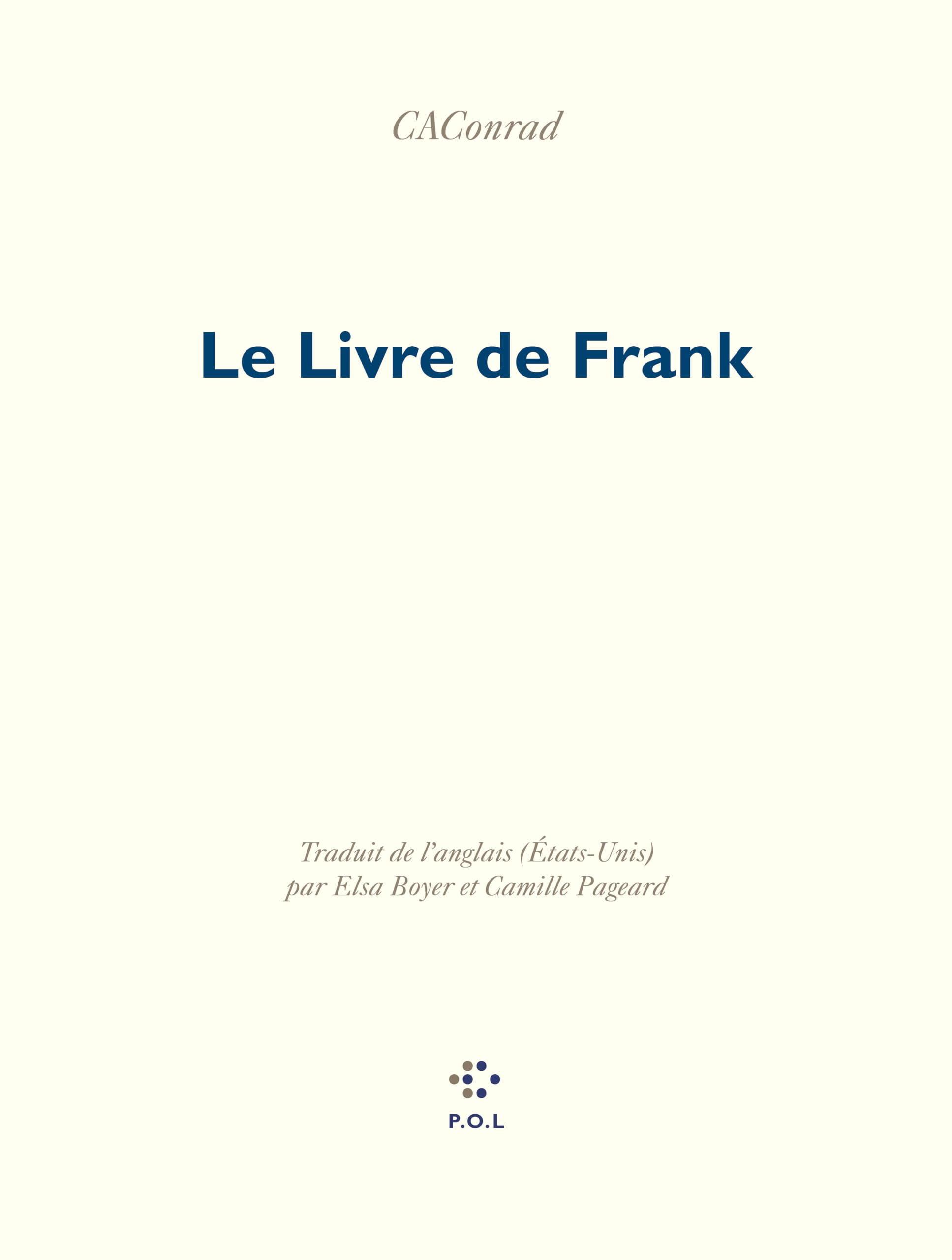 Le livre de Frank
