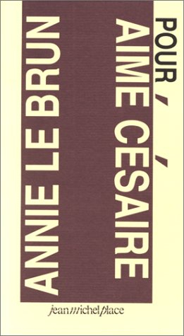 Pour Aimé Césaire