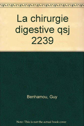 La chirurgie digestive