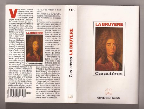 caractères - la bruyère