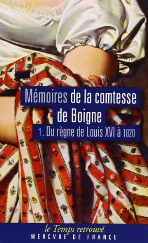 Mémoires. Vol. 1