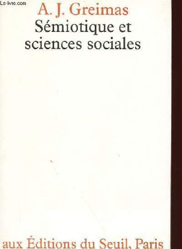 Semiotique et sciences sociales