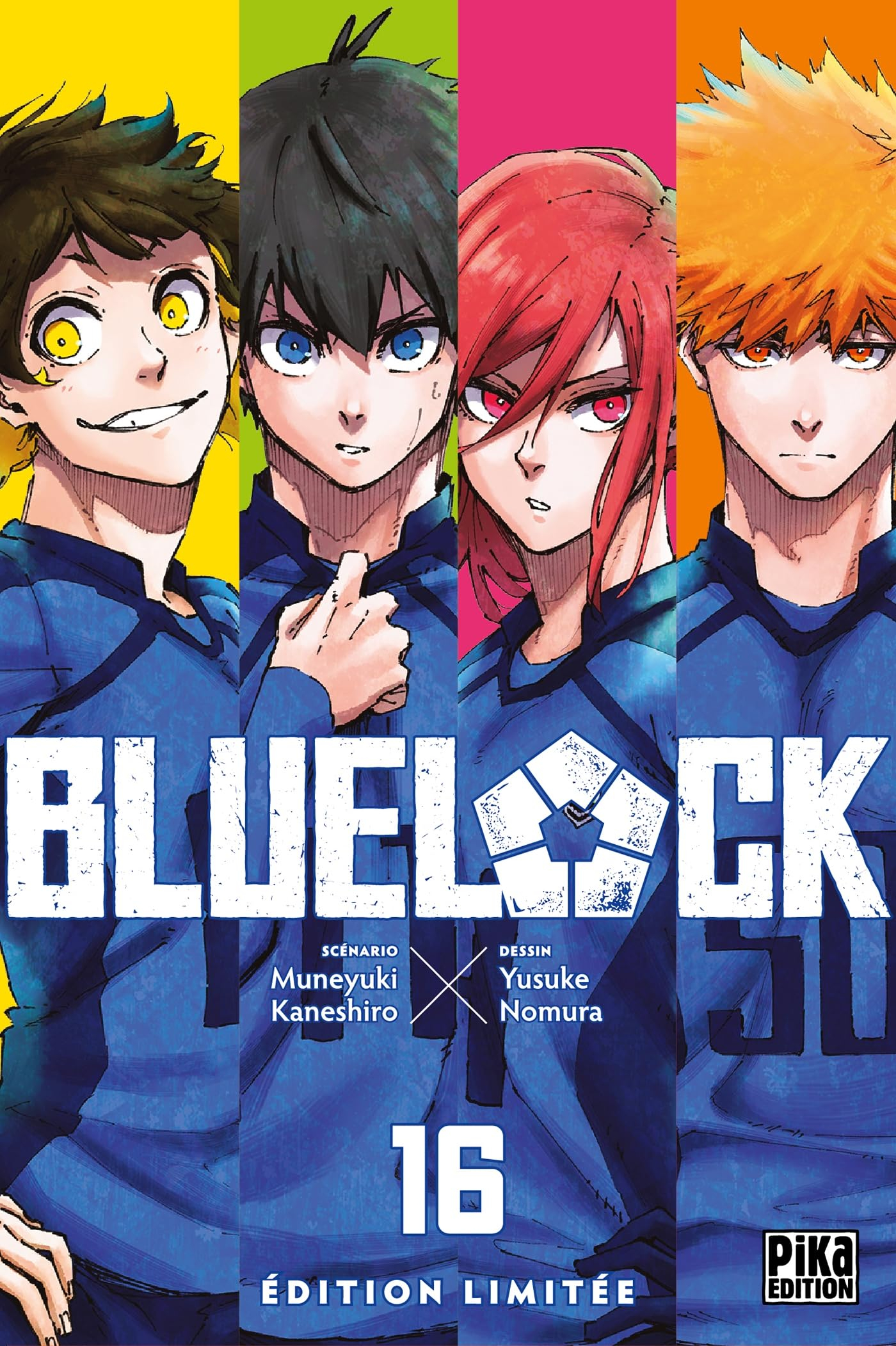 Blue lock : volume 16 + Blue lock, egoist bible, guide officiel : coffret