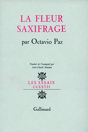 La Fleur saxifrage : langue et littérature