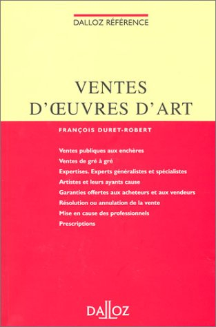 Vente d'oeuvres d'art et d'objets de collection