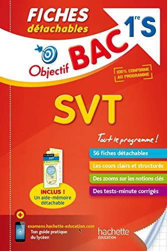SVT 1re S : 56 fiches détachables