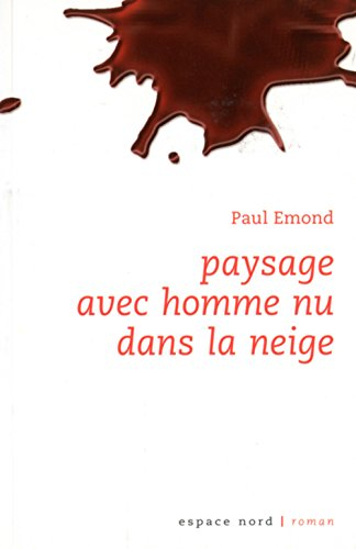 Paysage avec homme nu dans la neige