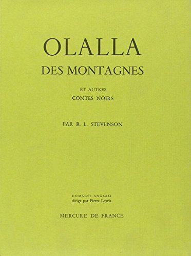 olalla des montagnes et autres contes noirs
