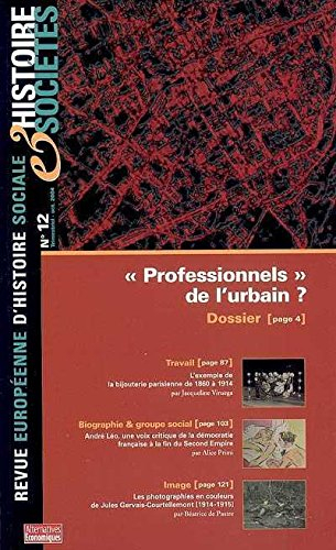 Histoire & sociétés, n° 12. Professionnels de l'urbain ?