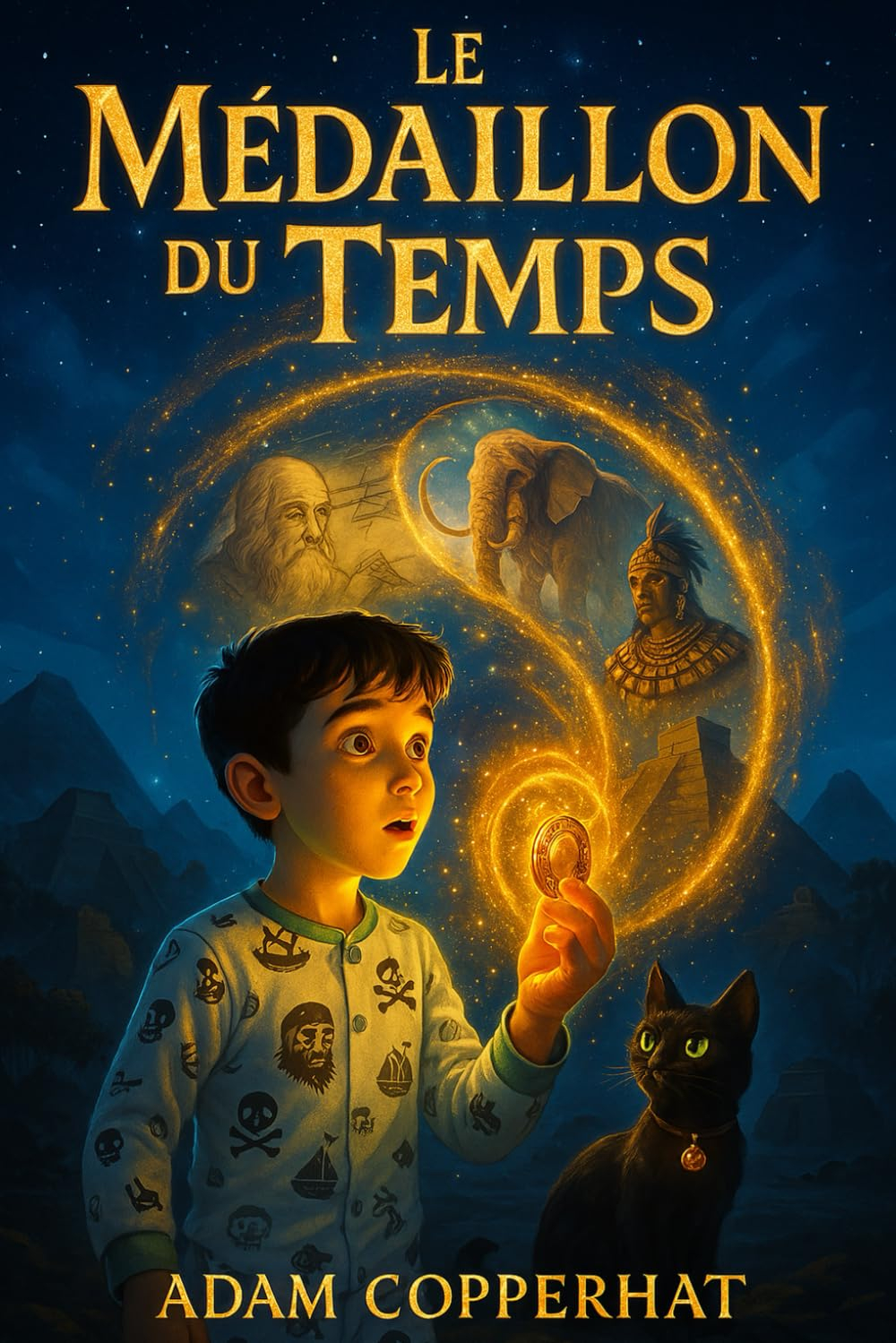 LE MEDAILLON DU TEMPS: Un roman d'aventure fantastique pour enfants de 8 à 12 ans, amateurs d'enquêt