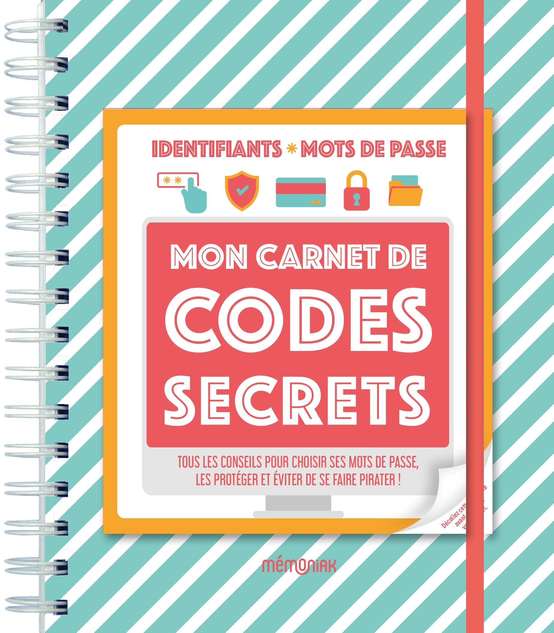 Mon carnet de codes secrets : tous les conseils pour choisir ses mots de passe, les protéger et évit