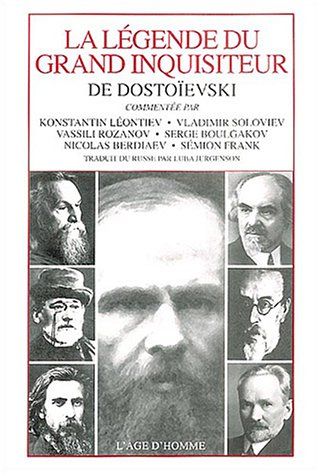 La légende du grand inquisiteur, de Dostoïevski