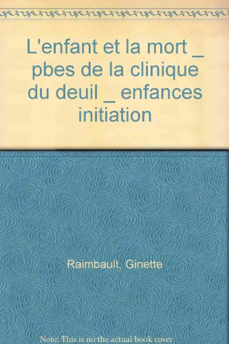 l'enfant et la mort np