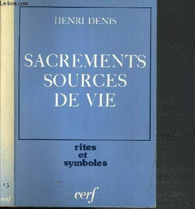 Sacrements sources de vie