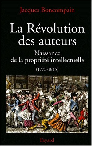 La révolution des auteurs : 1773-1815
